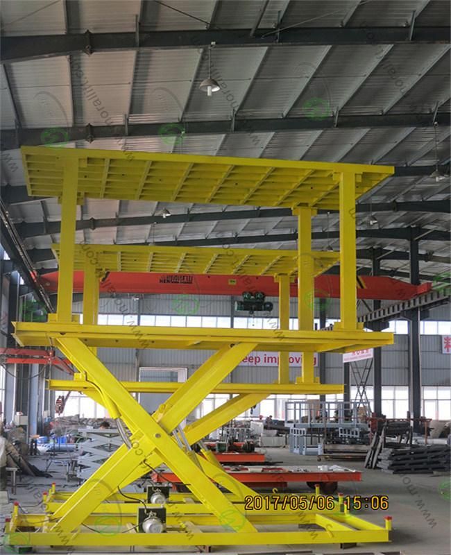 Double Deck Scissor Car Lift for Garage Parking