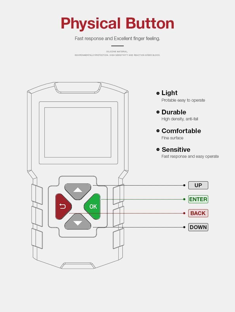 Ediag Ya101 Auto Scanner Same as Launch Cr3001 Obdii Test