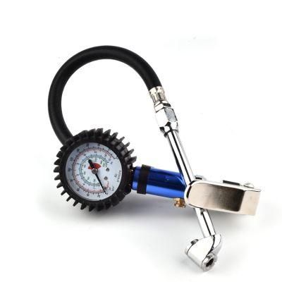 Inflator Tire Pressure Gauge with Dial, Auto Truck Tire Pressure Gauge Inflator