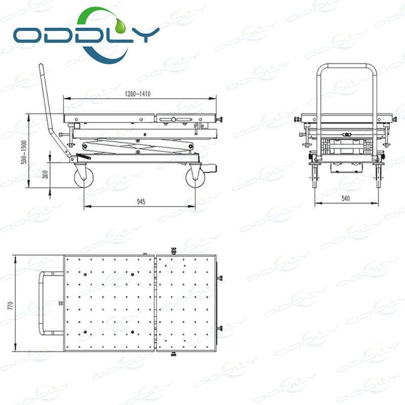 1200kg Scissor Lift New Energy Lift Factory