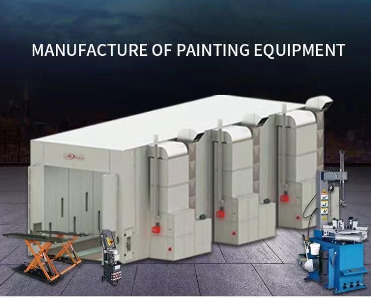 Economic Auto Maintenance Equipment Vehicle Painting Booth Diesel Type Spray Booth