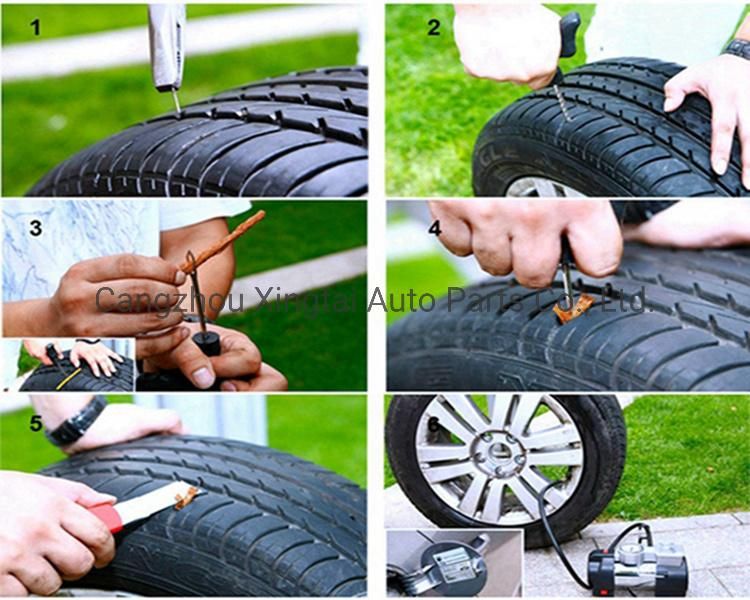Tire Seal 10cm X 5 Strips Brown for Tire Repair