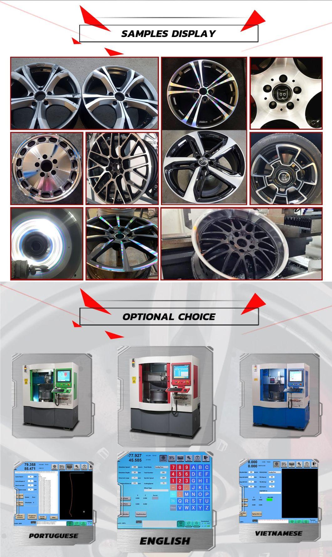 Wheel Refinish CNC Machine Popular Alloy Aluminum Repair Machine Awr902vp