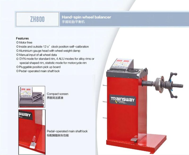 Garage Equipment Tyre Machine Tyre Balancer Trainsway ZH800