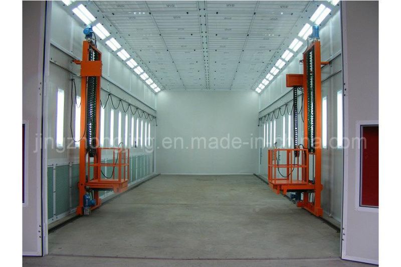 European Standard Automotive Downdraft Powder Coating Powder Spray Booths Jzj-9100