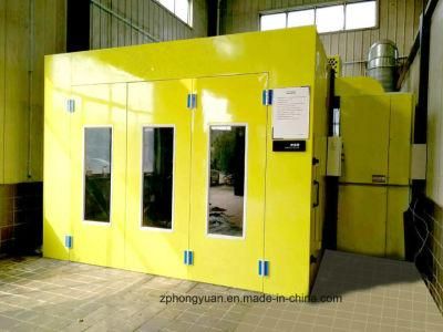 Used Car Painting Spray Paint Booth Room Oven for Sale with Italian Diesel Burner
