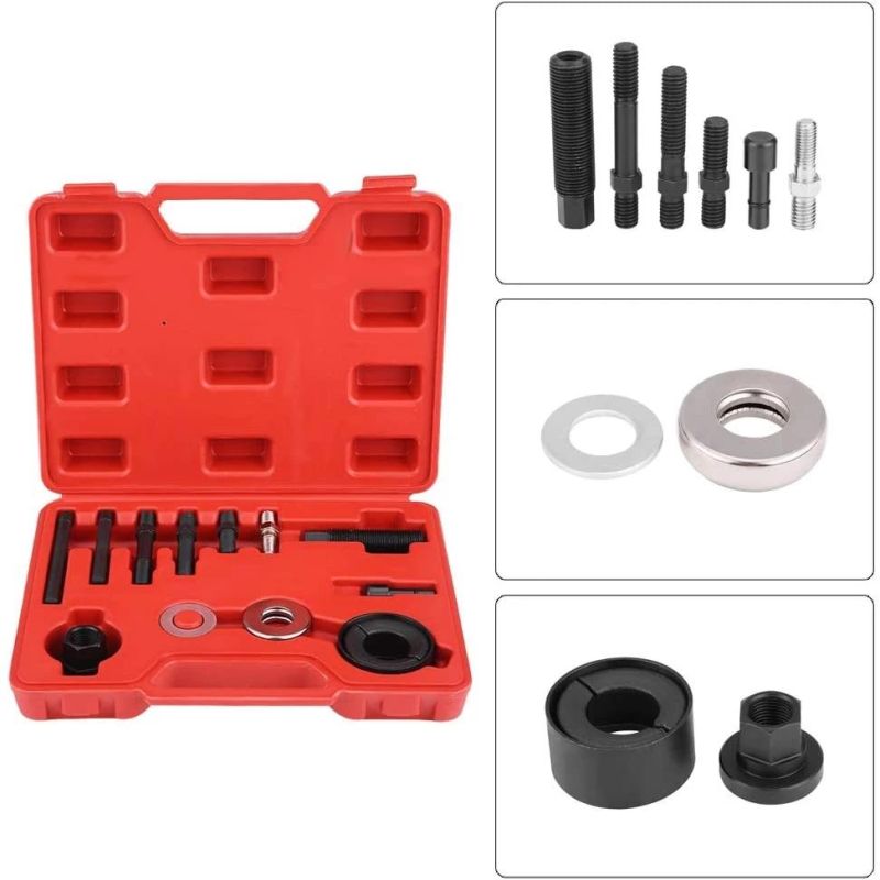 Viktec Automotive Tool Kit 12PC Pulley Puller Remover Installer Set for GM Chrysler Ford Power Steering Alternators