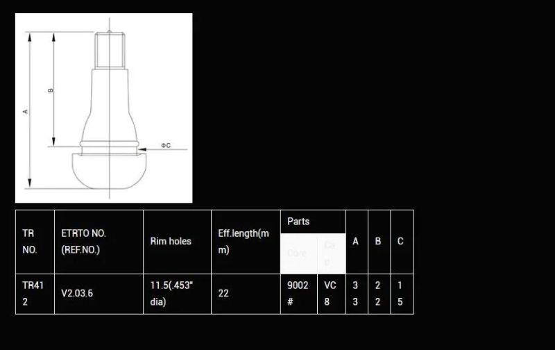 TPMS09 Aluminium Alloy Valve