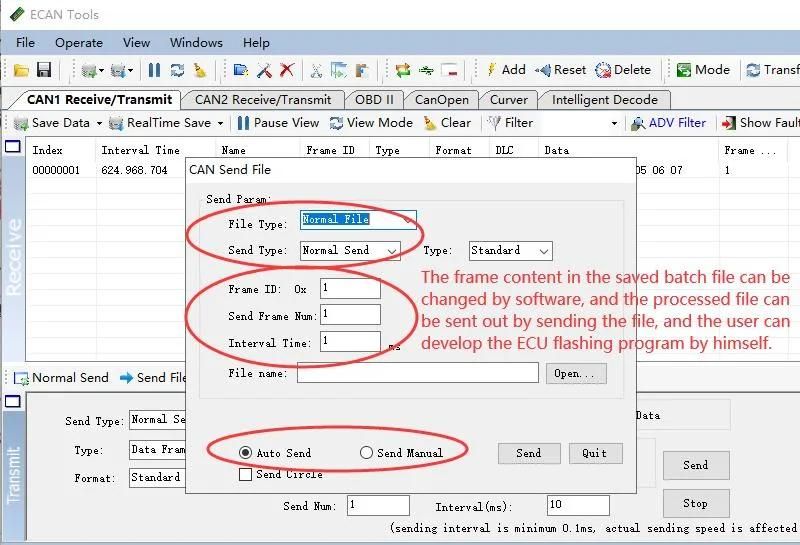 Gcan Can Bus Test Box Induction Read Decoder