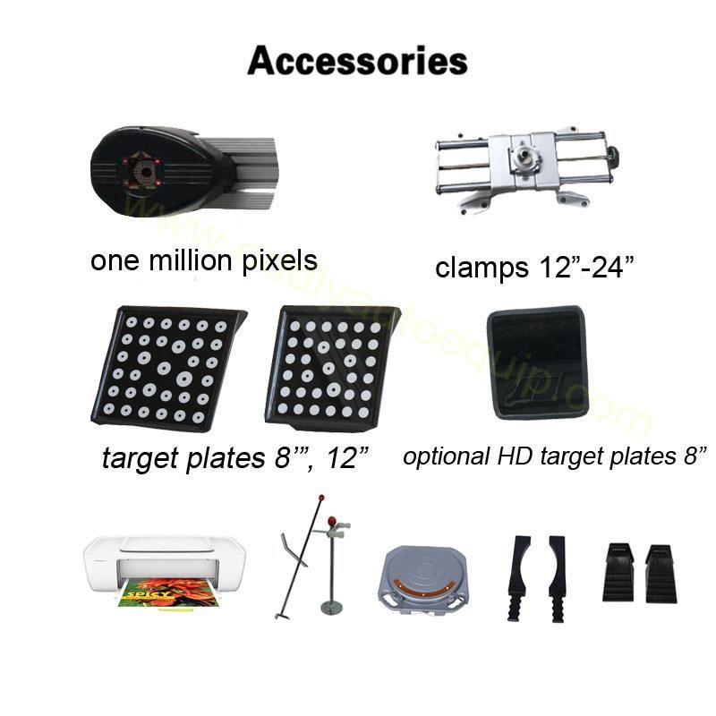 Auto Equipment 3D Wheel Aligner with Fixed Camera Beam