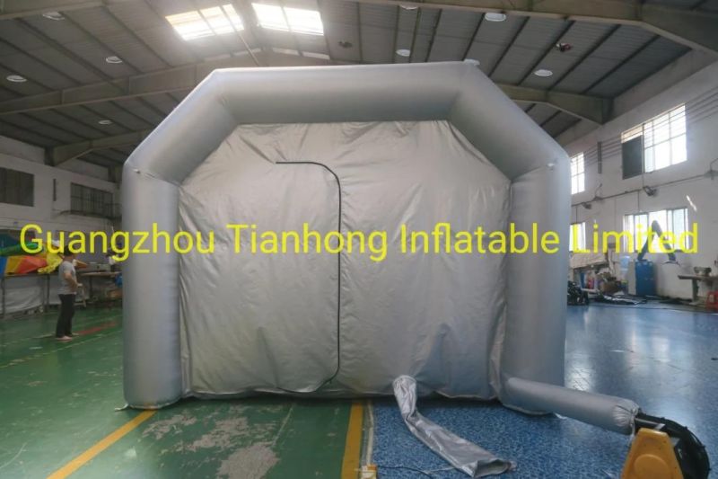 Free Shipping 8X4m Inflatable Paint Booth Inflatable Spray Booth for Cars