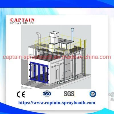 Top Fan Box Car Spray Booth and Baking Booth