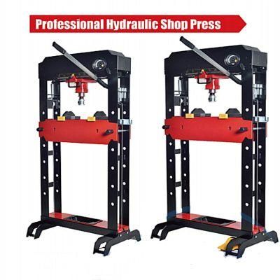 Heavy Duty Vehicle Equipment 30t Hydraulic Shop Press with Car Bottle Jack