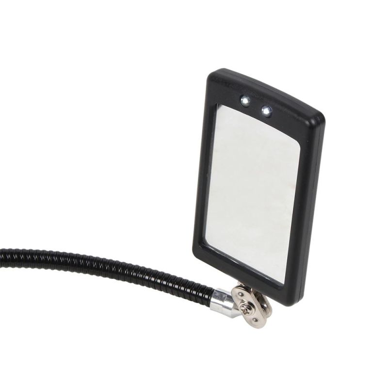 Viktec LED Telescopic Inspection Mirror, Telescopic Lamp Inspection Mirror, 360 Rotating Lamp Inspection Mirror