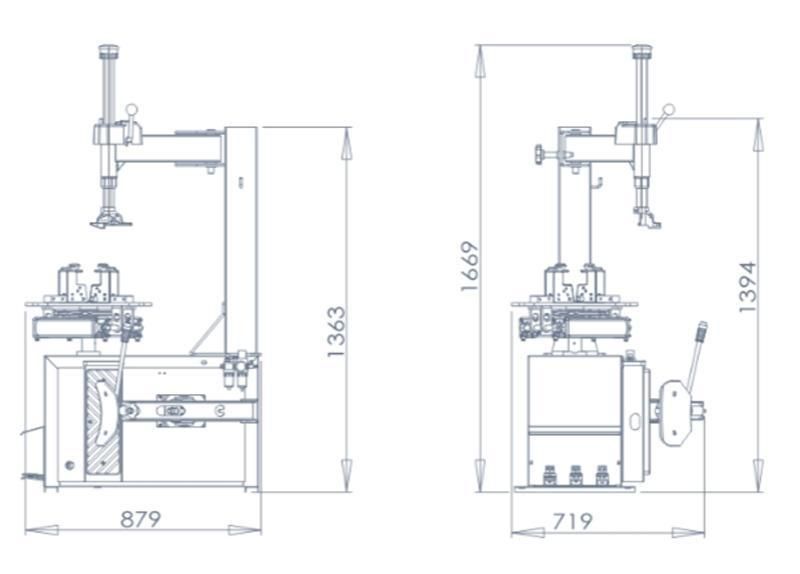 Auto Workshop Equipment Vehicle Repair Equipment for Changing Tire