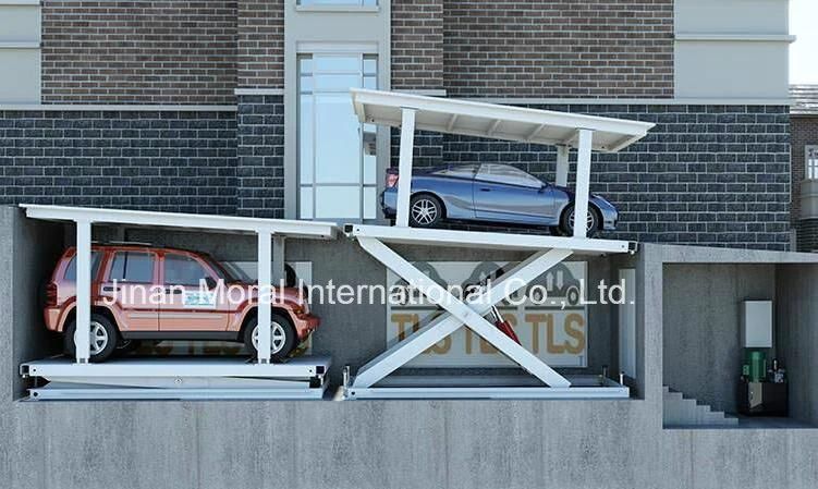 Double Deck Car Scissor Lift for Garage Use