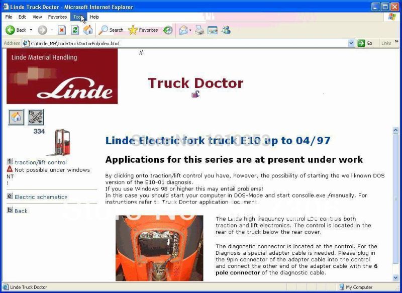 Linde Forklift Package Software Forklift Parts Lindos EPC + Truck Expert Repair +Truck Doctor + Pathfinder 3.5.8.2+Keygen