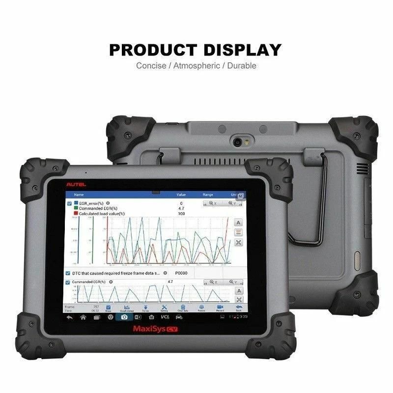 Autel Maxisys CV Ms908CV, Heavy Duty Truck Scanner, Semi Truck Scanner with J-2534 ECU Programming, Coding, Active Test, 25 Special Services, 23 Adaption