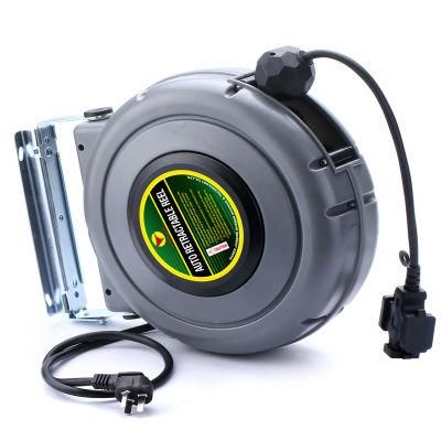 Jinbeide Cable Reel Garden Hose Reel Automatic Retractable Electric Wall Mounted Car Wash Electrical Cable Reel