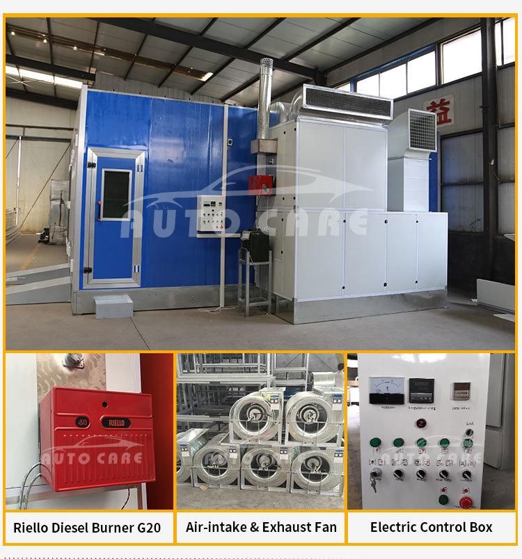 Auto Paint Spray Booth with Diesel Burner G20