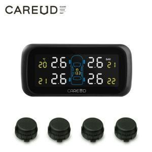 Car TPMS Tire Pressure Monitoring System Cigarette Lighter Digital LCD Display Auto Security Alarm Systems Tyre Pressure