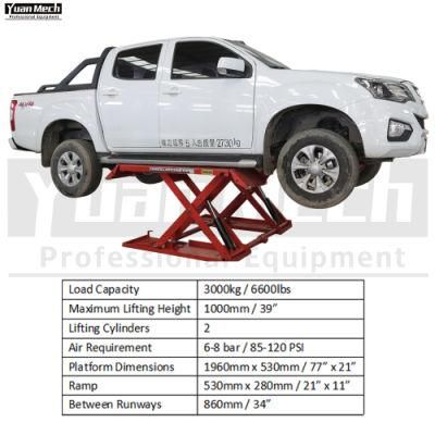 Portable Auto Mini Scissor Car Lift for Vehicle Lift Equipment