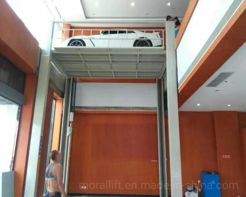 Hydraulic driven 4 post car lift