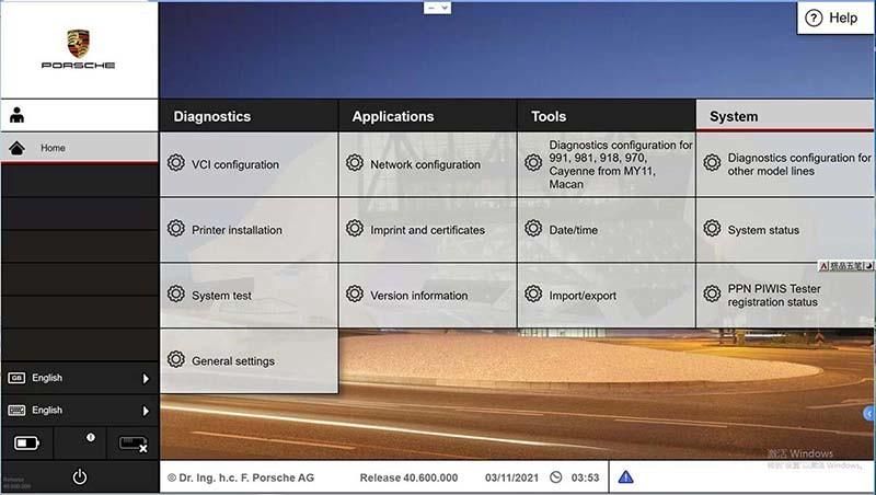 V40.600 & V38.200 Piwis 3 Tester III Diagnostic Tool Support Diagnosis and Programming Till 2022