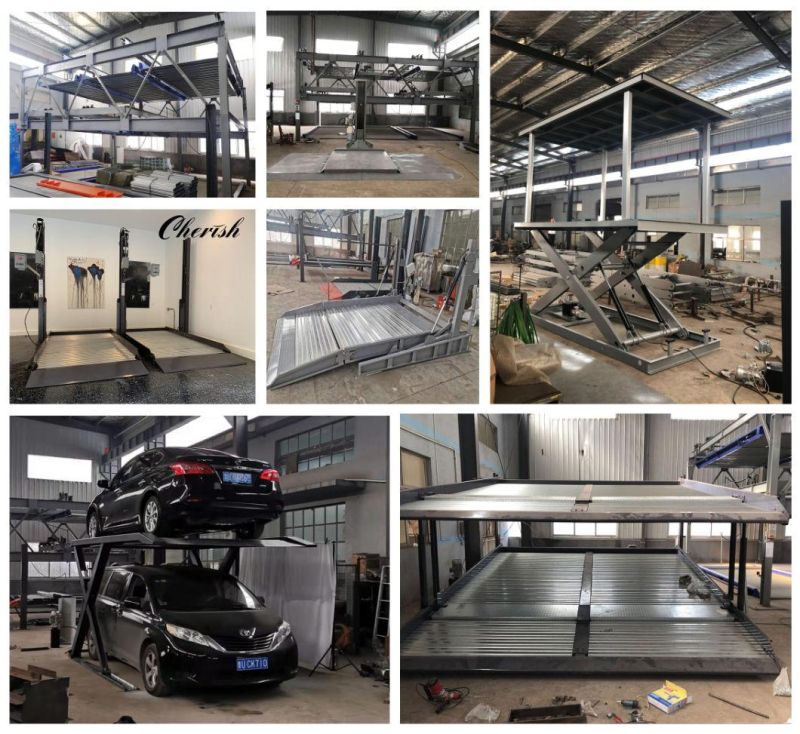 Double Floors Hydraulic Inclined/Tilt Vehicle/Car Parking/Park Lift/Stacker/Hoist/Elevator with CE Certificate