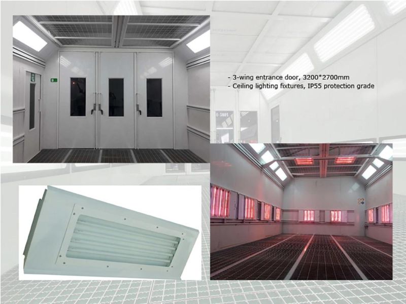 Garage Paint Booth Garage Equipments Paint Booth Spray Booth with Infrared Heating