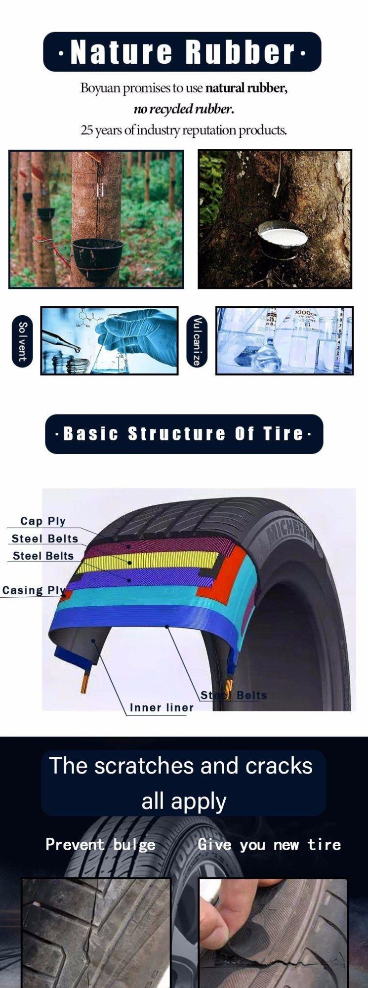 2021 High Performance Bias Repair Cold Patch for Tire