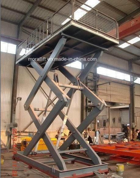 Hydraulic Automated Scissor Car Lift Garage Equipment