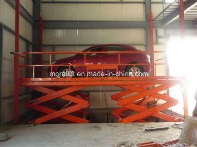 Hydraulic Scissor Type Stationary Car Lift with High Quality