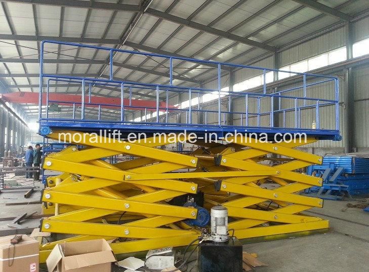 Hydraulic Scissor Type Stationary Car Lift with High Quality