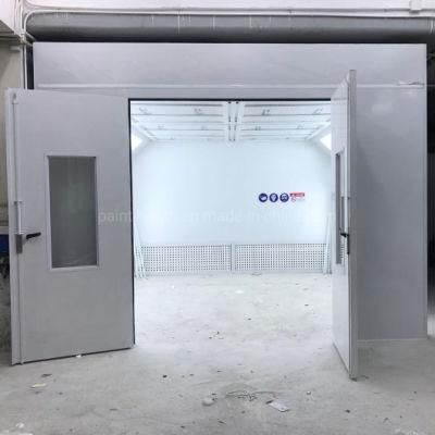 Economical Dry Filter Rear Semi Downdraft Furniture Paint Booths