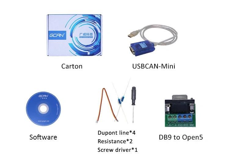 Mini Usbcan Adapter Analyzer with Small and Portable Canbus Interface