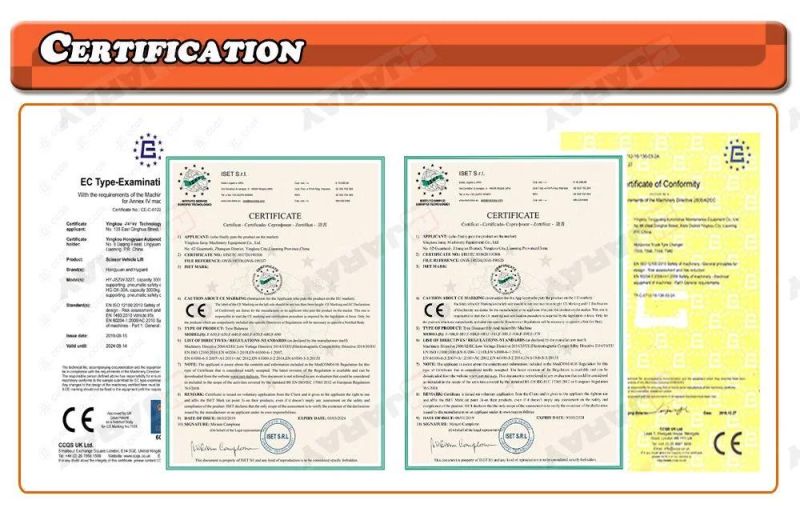 Tyre Changer Hot Sale CE Approved Machine to Changer Tires Machine CE Certificate Tyre Changer