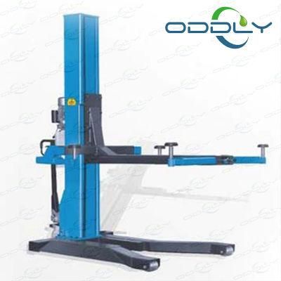 1 Post Car Lift with Moveable Designed for Car Lifting