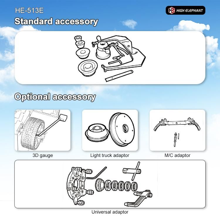 Automatic Start Wheel Balancer with LED Lighter