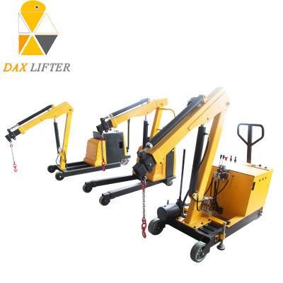 CE Certified Durable Counterbalanced Mini Crane for Goods Lifting