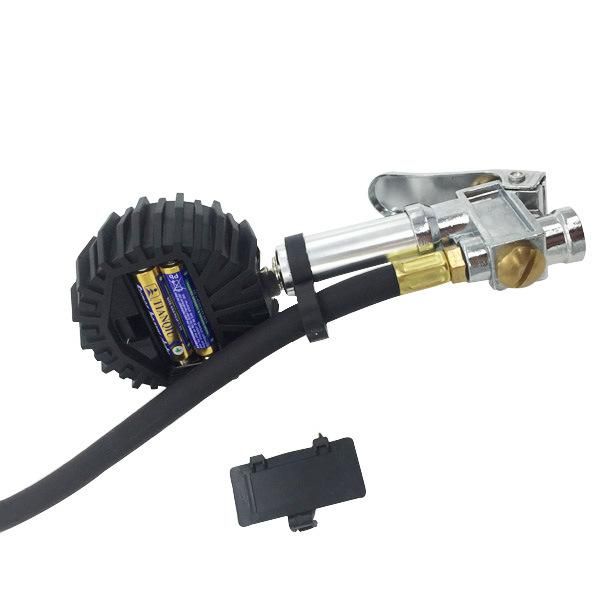 Digital Tire Inflator Gauge with Long Chuck Hose