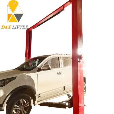 China Daxlifter Brand 3.5t-5t 1960mm Heavy Duty Hydraulic Clear Floor Two Post Car Lift