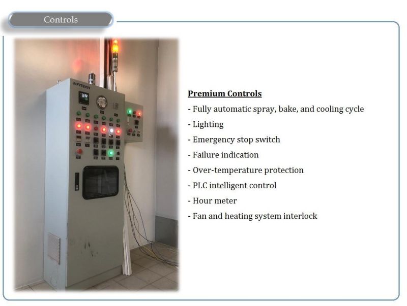 Infitech Ce Standard Side Downdraft Bus Spray Booths