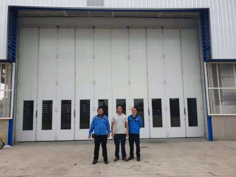 Industrial Fast Color Change Plastic Powder Coating Big Spray Booth for Steamship