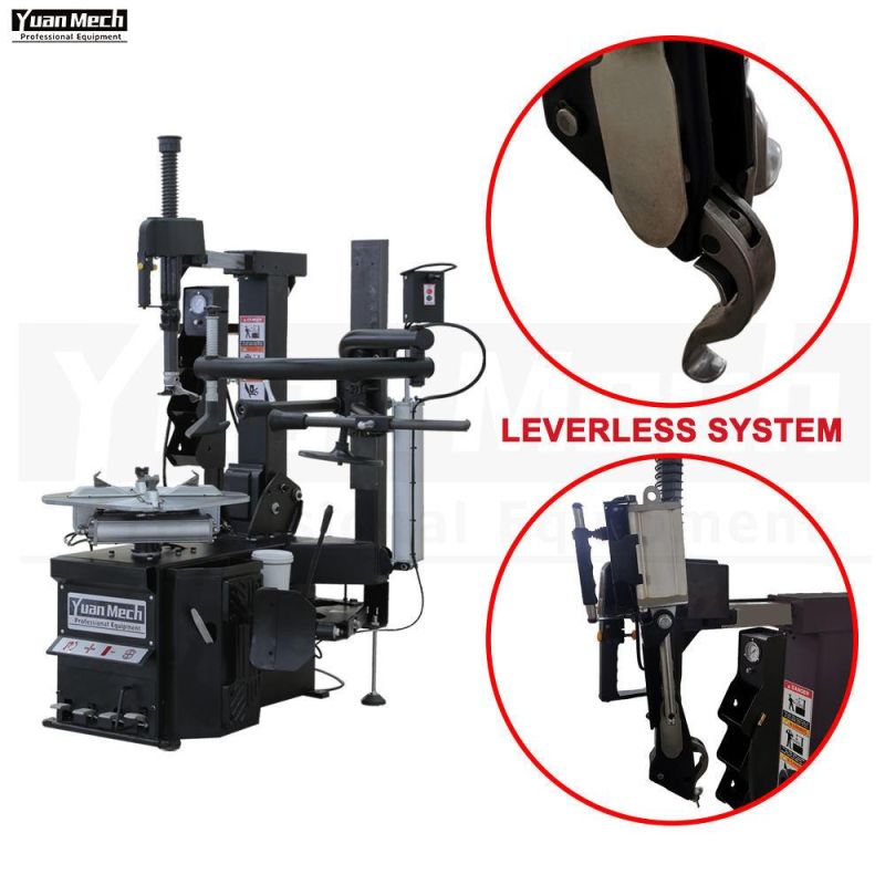 Tire Changer with Auxiliary Arm