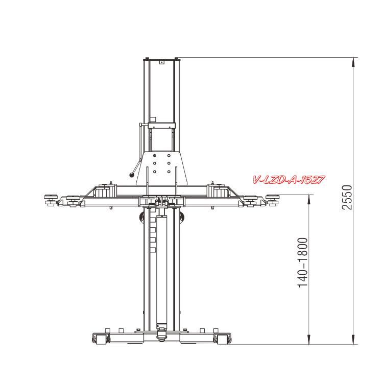 Vico Single Post Lift Column Hoist Auto Lifter Mobile Hydraulic