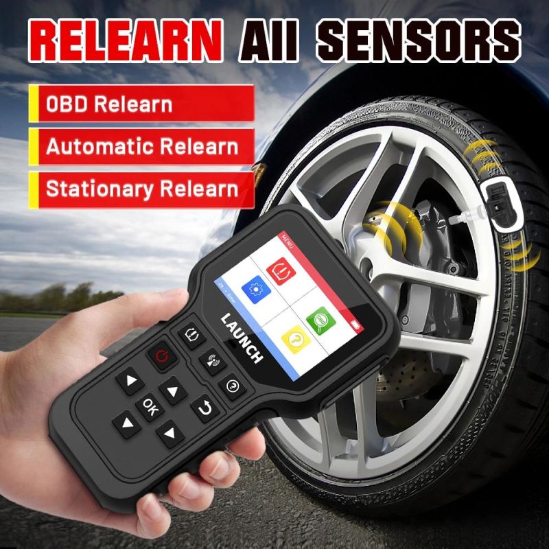 Launch CRT5011e TPMS Tire Activation Diagnostic Tool 315MHz 433MHz Sensor Activation Programing Learning Reading OBD2 Scanner