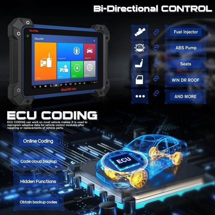 Autel Universal Auto Key Maxilm Im608 Key Programmer Vehicle Diagnostic Machine for All Cars Escaner Auro Otosys Im100