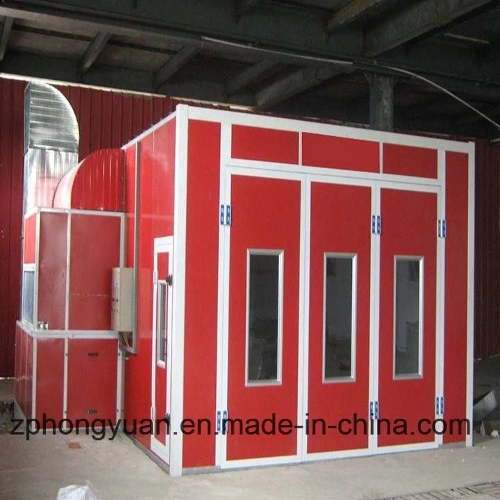 Car Paint Booth with Gas Diesel Burner and Heat Insulation Panel