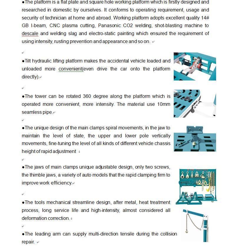 2017 Auto Body Hydraulic Rack Frame Machines